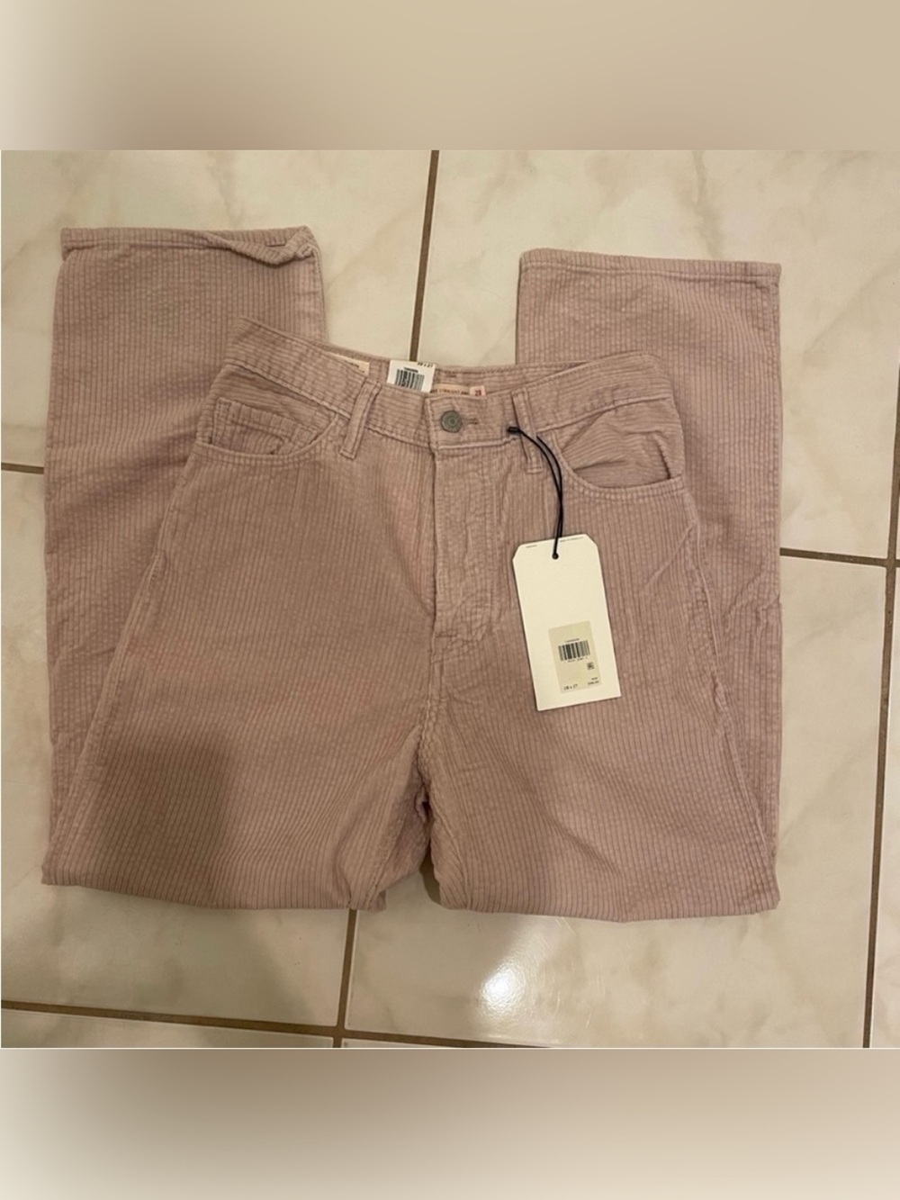 Levi’s Ribcage Straight Ankle Corduroy Pants - Size 28 x 27